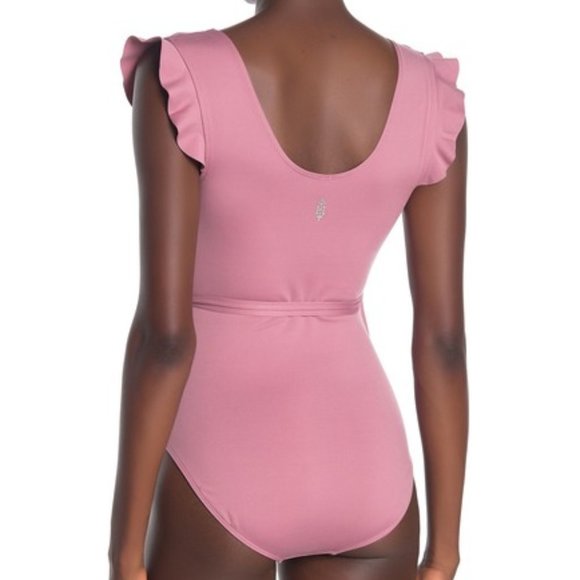 Free People Movement Streamline Bodysuit Pink - Picture 2 of 5